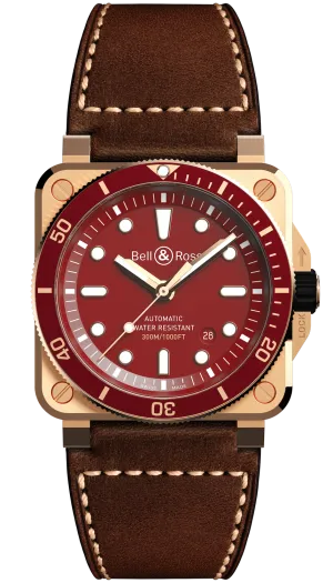 BR Watch BR 3 92 Diver Red Bronze Limited Edition