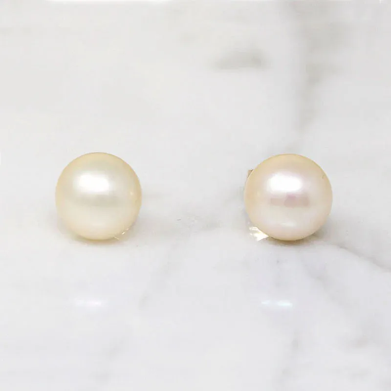 Classic 8mm Pearl Stud Earrings