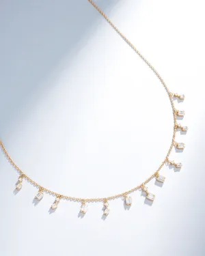 Classic Diamond Cascade Necklace