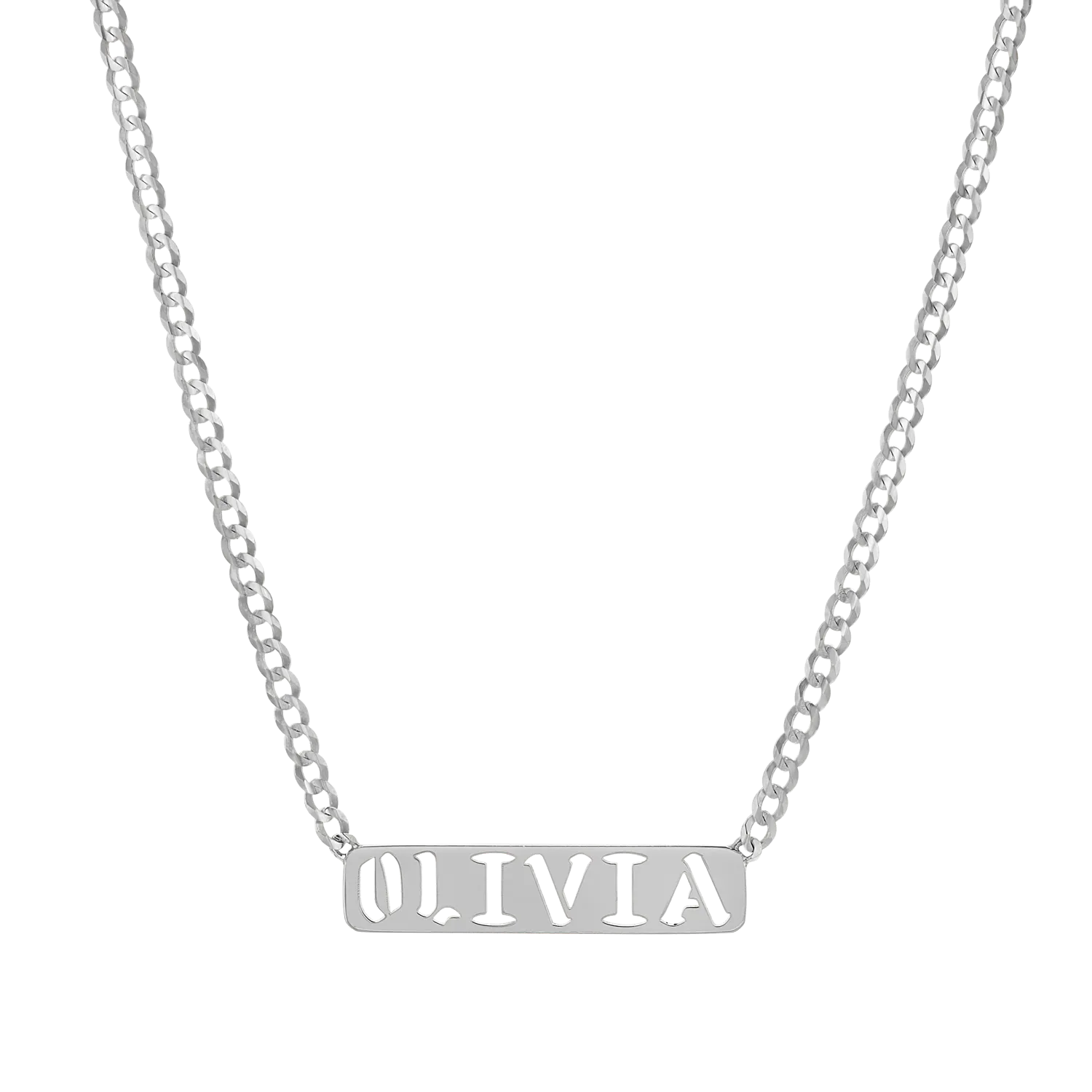 Cuban Link Custom Nameplate Necklace