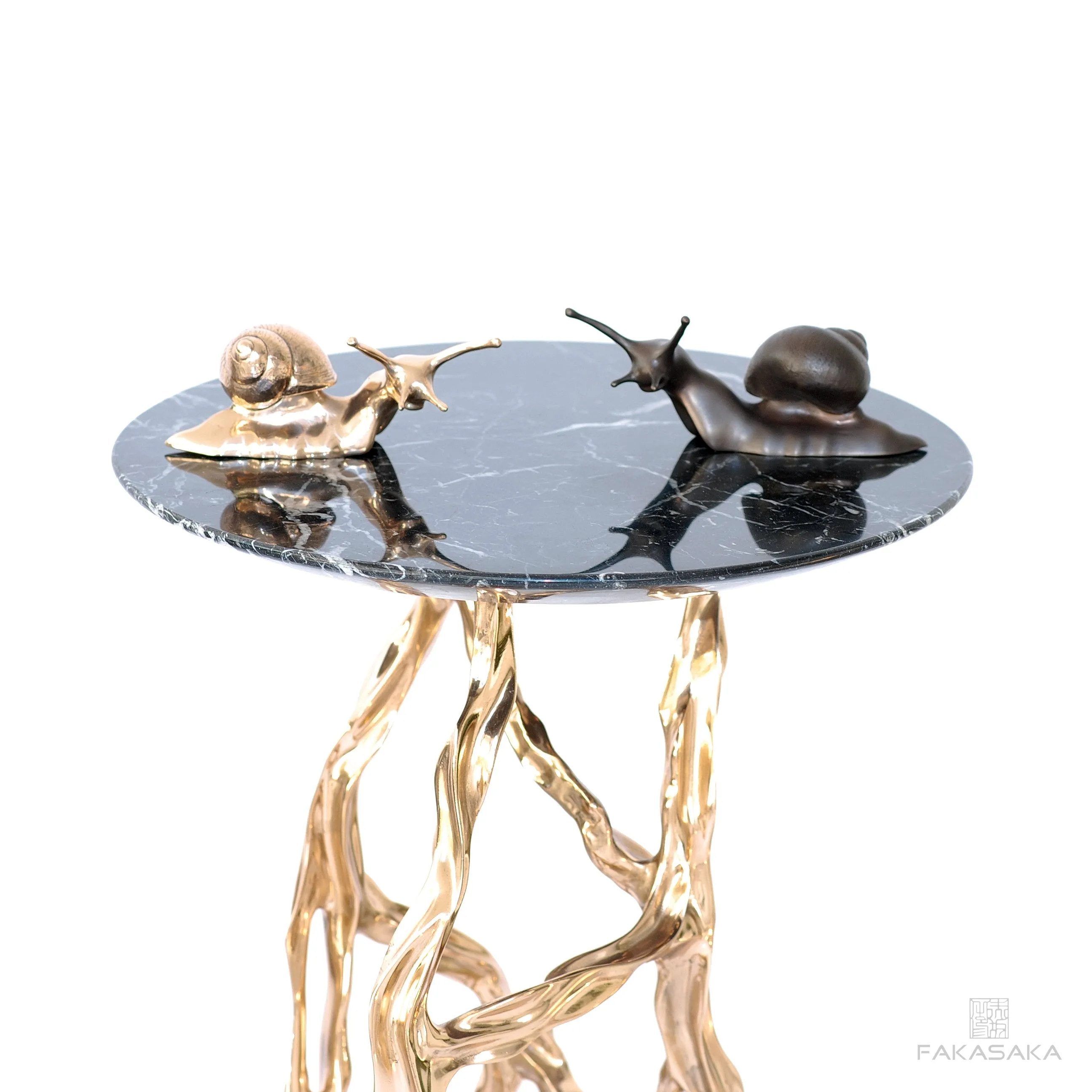 DEAR CELIA<br><br>BOWL / CENTERPIECE<br><br>CROCODILE<br>POLISHED BRONZE