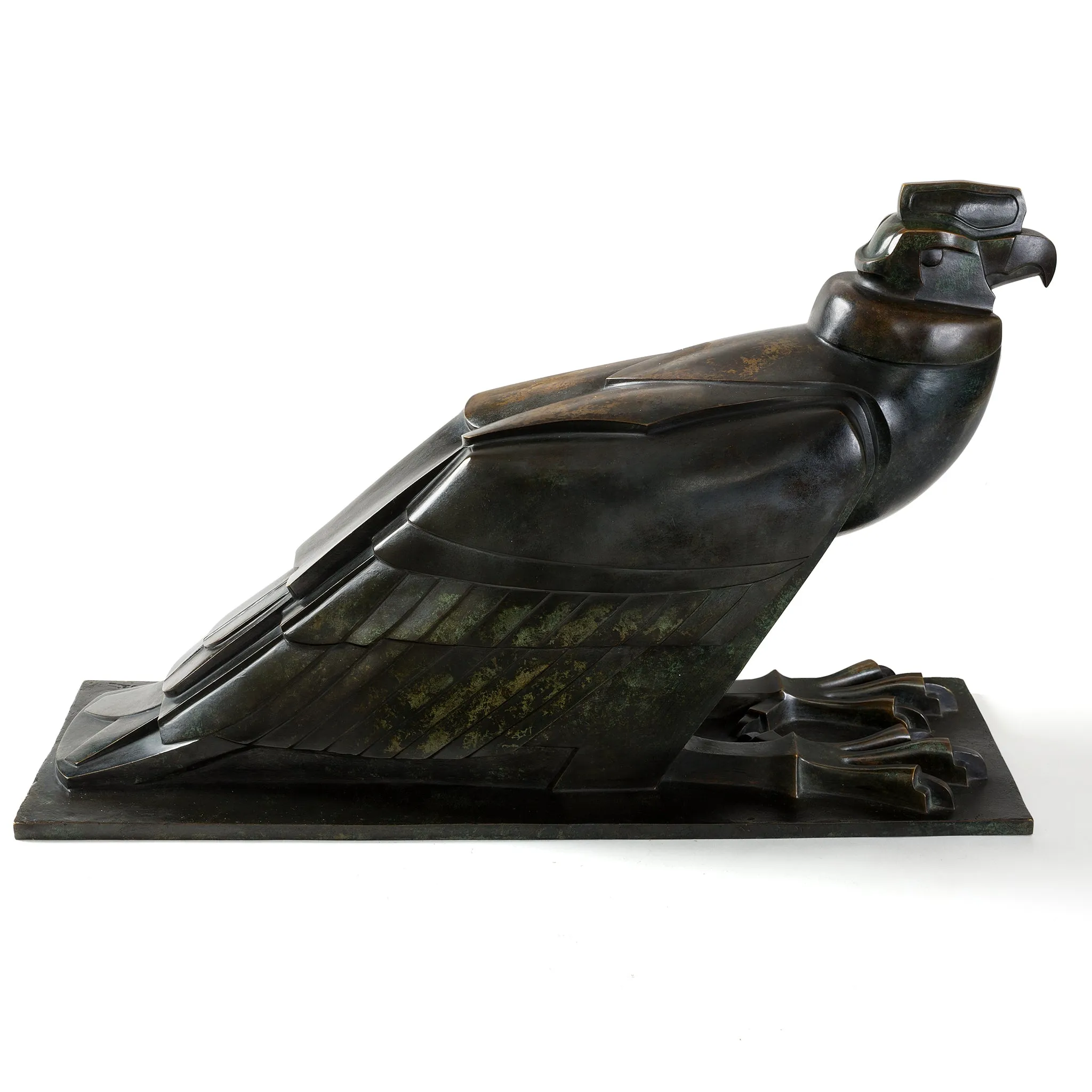 Édouard-Marcel Sandoz Bronze Condor Sculpture