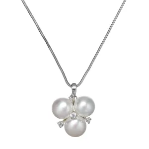 Emaline Pearl and Crystal Necklace