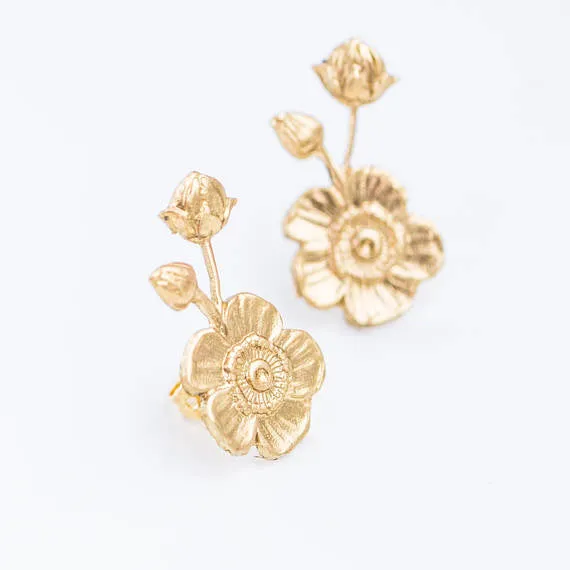 Flower Stud Earrings