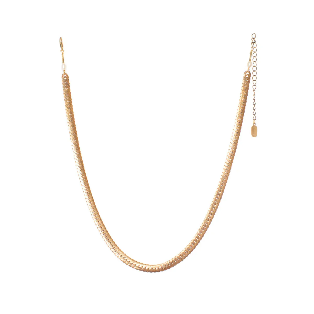 Hailey Gerrits Classic Herringbone Necklace