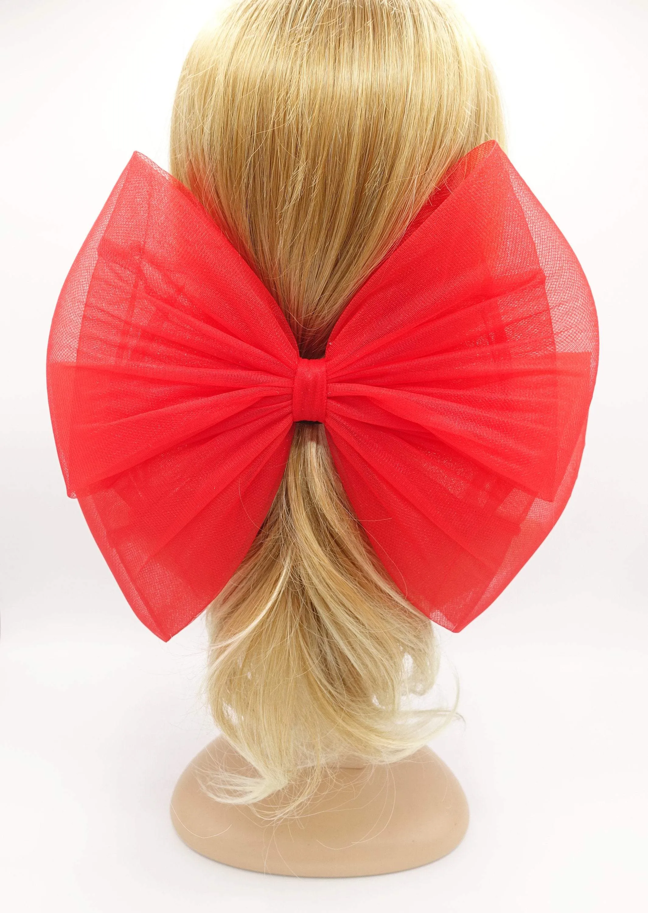 Jumbo bow event cosplay hair accessory for women