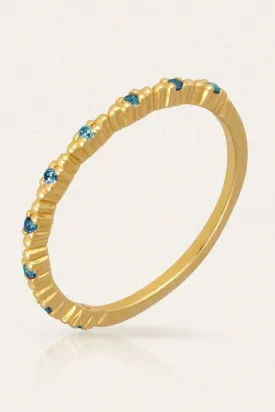 Maira Topaz Ring - Gold