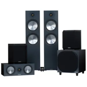 Monitor Audio Bronze 500 AV 5.1 Speaker Package Black