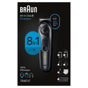 New - Braun All-in-One Series 5 AiO5470 Rechargeable 8-in-1 Body, Beard & Hair Electric Trimmer