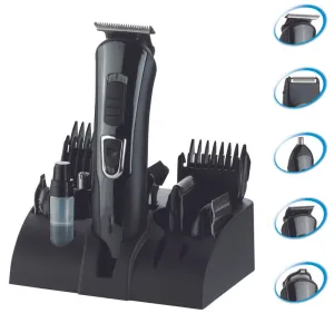 Paiter 5 in 1 Multifunctional Profession Electric Hair Trimmer Hair Clipper Razor Shaver Beard Trimmer for Men 18 pcs