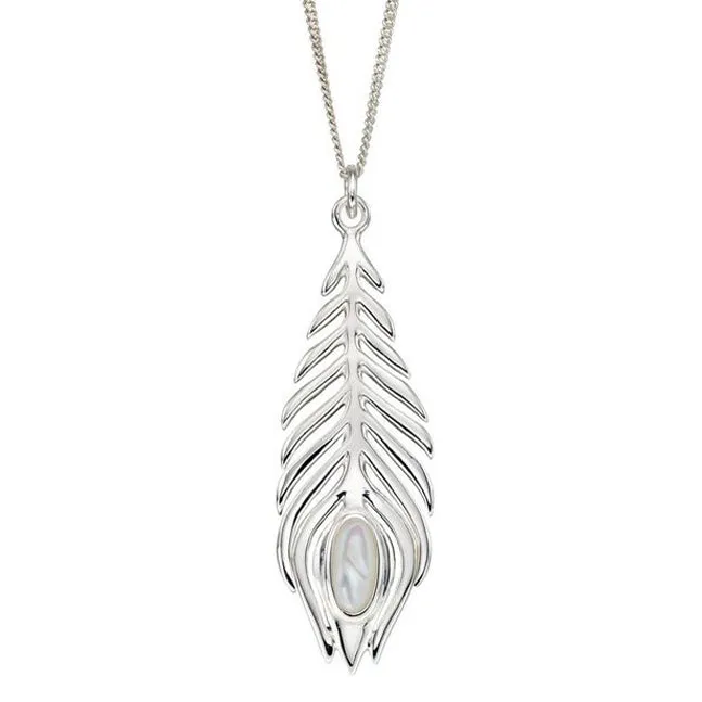 Silver Feather Pendant