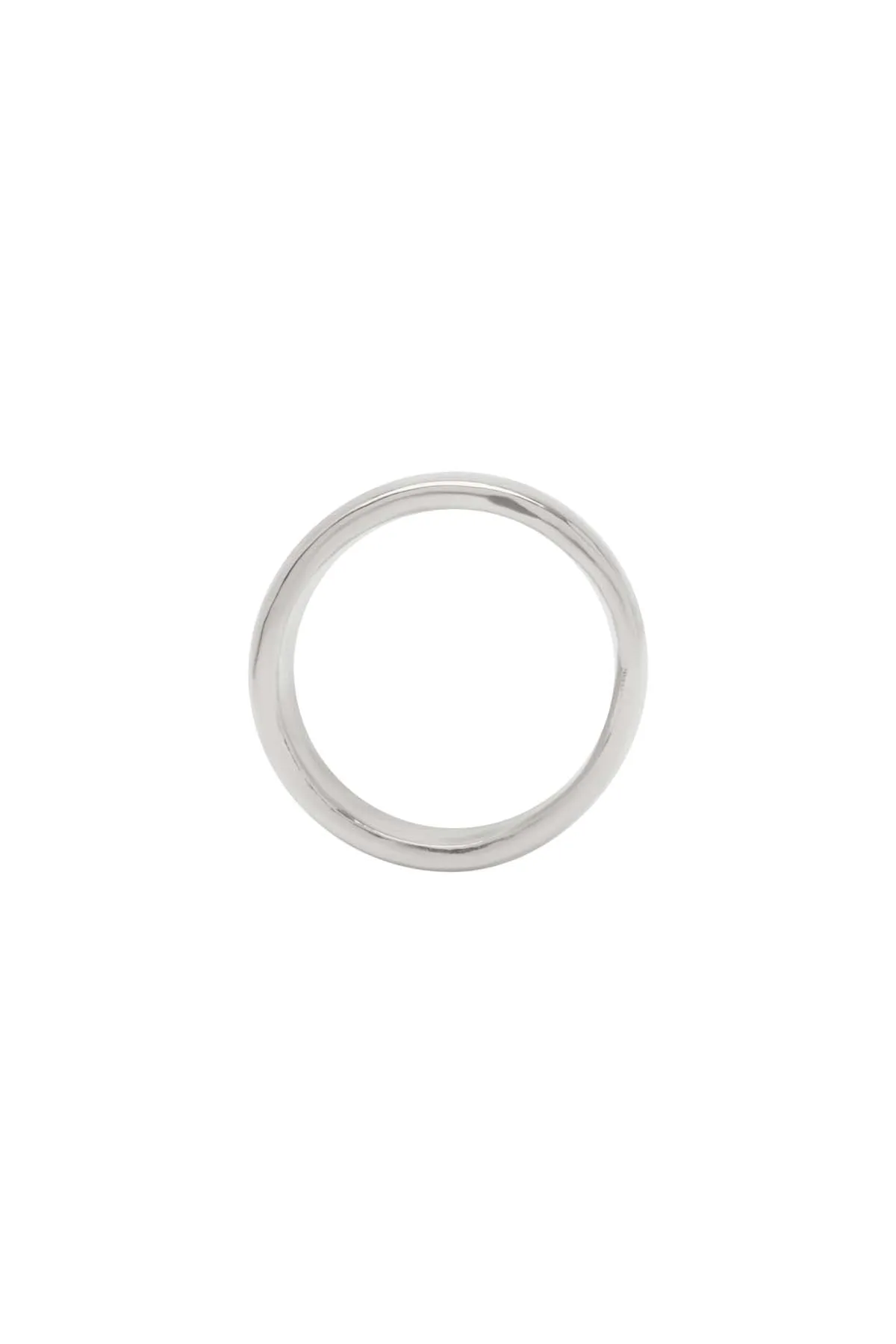 Thin Textured Band Silver