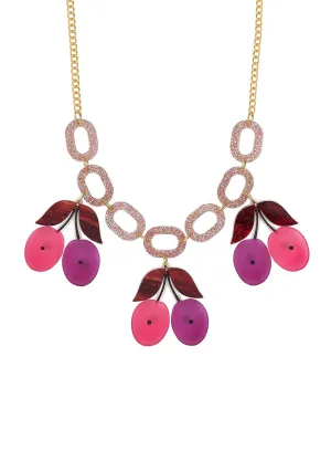 Victoria Plum Statement Necklace